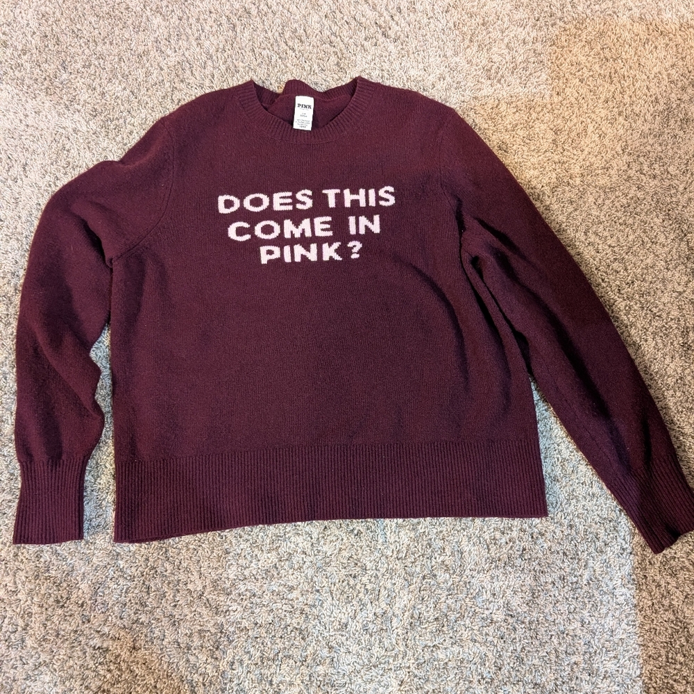 Pink! Nwot Sweater
